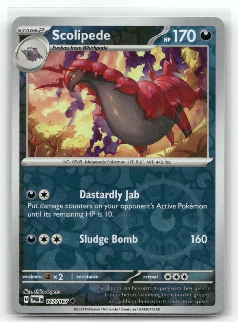 Scolipede Pokémon TCG Cards for sale