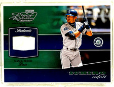 Ichiro 2002 Playoff Piece Of The Game Game Used Base Relic Mariners