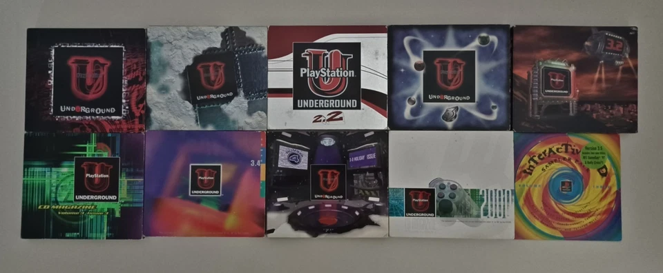 PlayStation Underground Juego Completo Lote Paquete Sony PS1 CIB {Ver Video} Foto 3 de 4