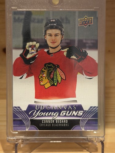 Upper Deck 2023-24 Extended Series UD Canvas Young Guns Connor Bedard RC #C382