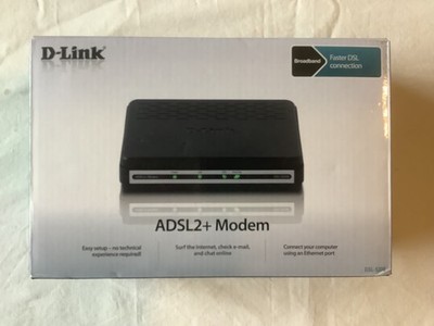 D-Link ADSL2+modem (DSL-520B) Broadband Faster DSL connection opened but new