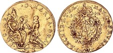 Stare Niemcy - Monachium 1 dukat złoto 1642 Maksymilian I. 1598-1651 ss 139281