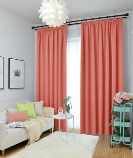 SCHNÄPPCHEN Thermo Verdunkelungsband Top Vorhänge/Koralle/46"x54"/B Ware.