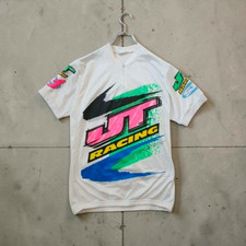 Vintage 90s JT Racing Motocross Jersey USA Made BMX MX SX Graphic Shirt M