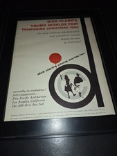 Dick Clark's Young Worlds Fair 1965 Rare Original Promo Poster Ad Framed!
