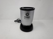 Magic Bullet MB1001B Blender Motor Base Only Replacement Silver Black SEE VIDEO