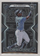 2022 Panini Chronicles Obsidian Electric Etch Carolina Blue Julio Rodriguez 12jg