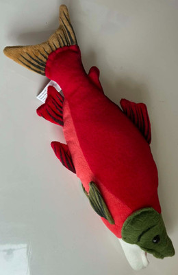 Cabin Critters Inc Sockeye Salmon 2002 Red Fish 17 Inch Plush