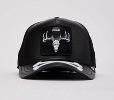 Goorin Bros. LEATHER  BONES  Trucker Hat. Mesh SnapBack. NWT.
