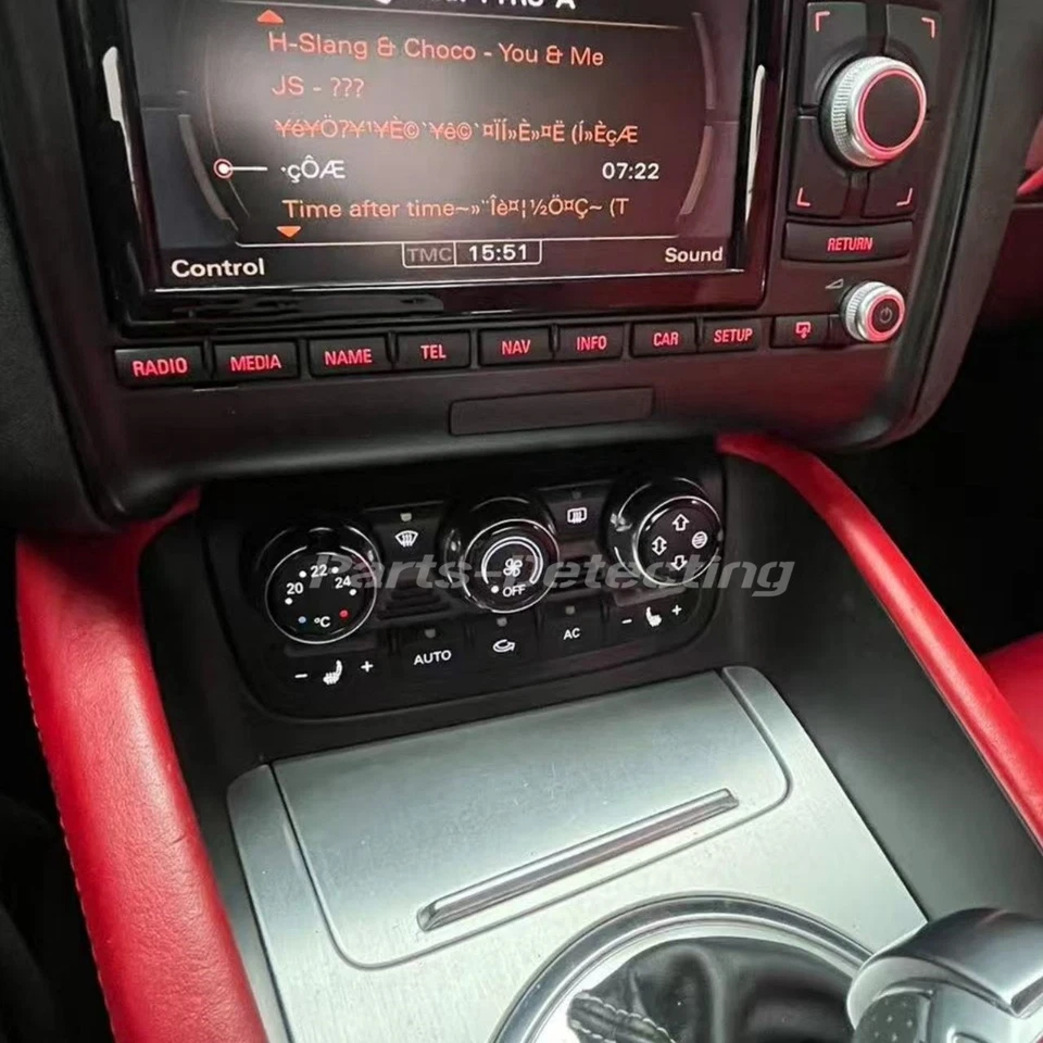 Unidad de control de temperatura climatizado climatizador aire acondicionado delantero para Audi R8 2011-2015 Foto 4 de 4