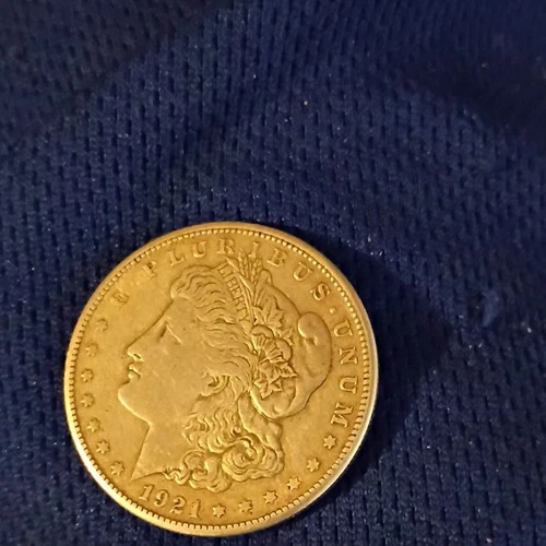 1921 Silver Morgan Dollar Looks BU