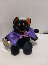 Dan Dee Tickle Tickle Wiggle Wiggle Halloween Black Cat Vampire Plush Toy
