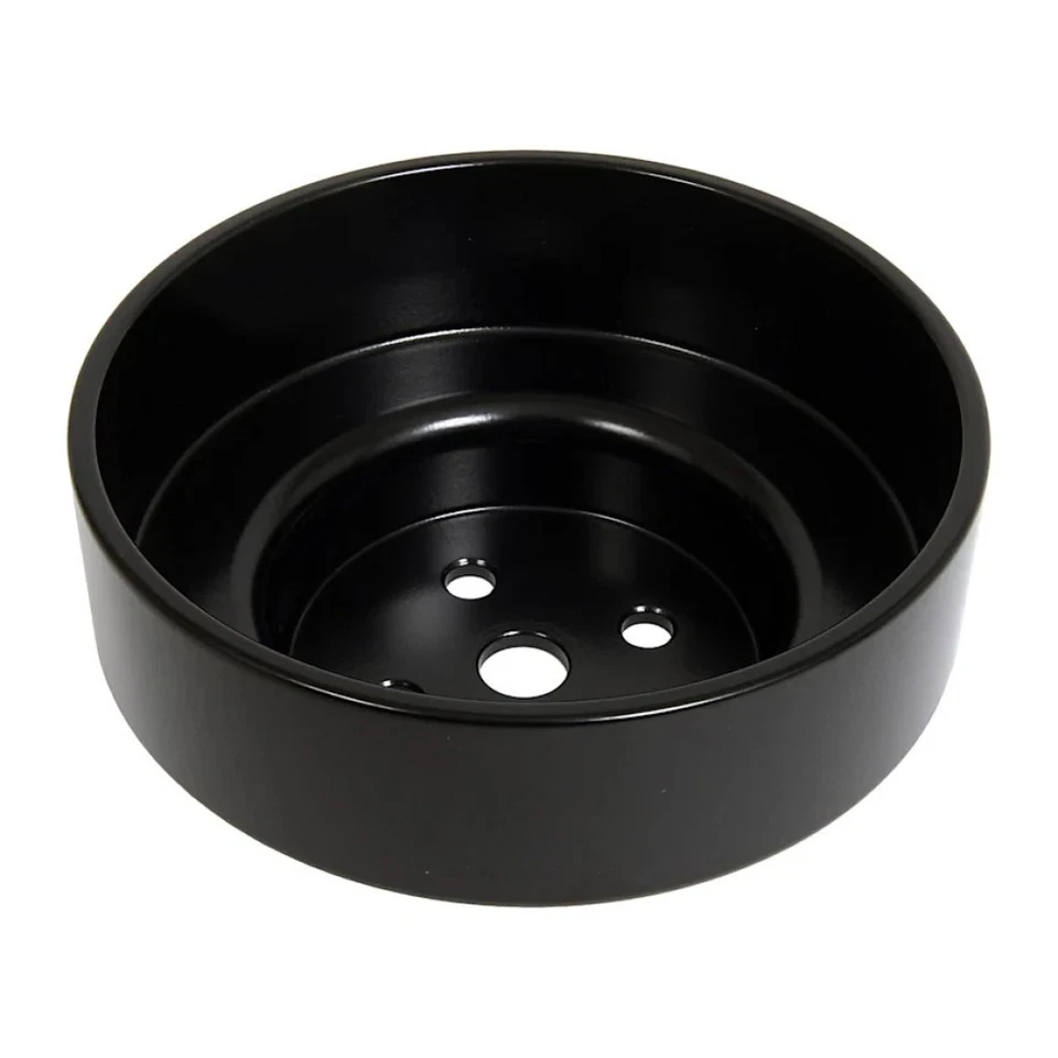 Genuine ACDelco For GMC Safari 1990-1995 Fan and Water Pump Pulley | Steel Black - Image 2 of 4