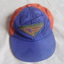 Vintage Nike Jordan Flight Colorblock Retro Ripstop Snapback Nylon Hat Purple