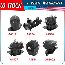 Engine Trans Mount 6pcs For 2004 2005 Acura Tl Base Sedan 4-door 3.2l 9247 9297