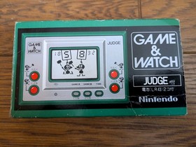 NINTENDO GAME AND & WATCH Judge Green Ver. w/ BOX 1980 JAPAN