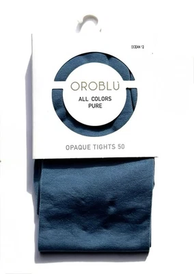 Oroblu All Colors Pure Opaque Tights 50 Den Size S/M Color Ocean - Bild 1 von 4