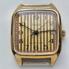 Raketa Dual Calendar White dial USSR Soviet Watch Caliber 2614.H 19 jewels