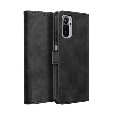 Schutz Hülle Klapp Tasche Für Xiaomi POCO M5s - TENDER Flip Case Etui SCHWARZ