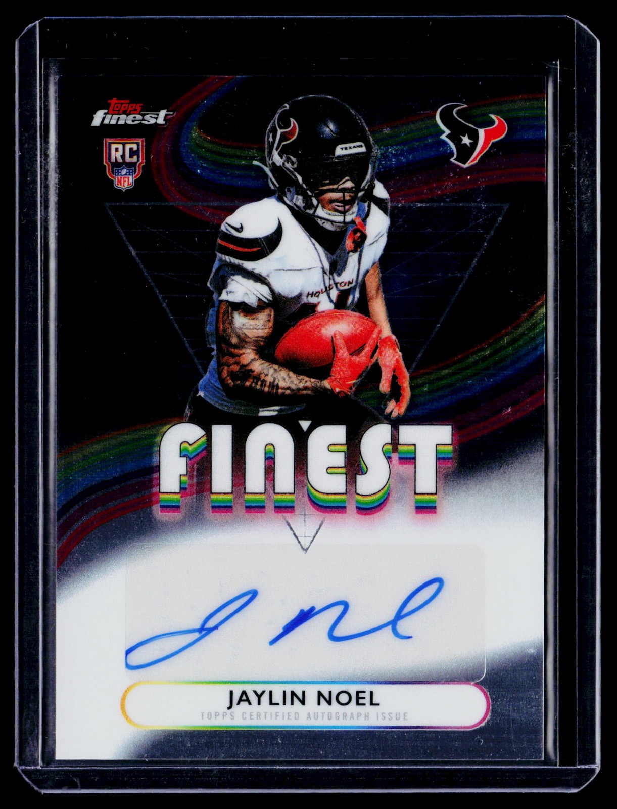 2025 Finest #RFA-JN Jaylin Noel Rookie Finest Autographs