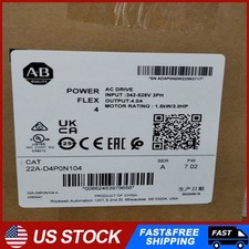 22A-D4P0N104 2022 SER A New AB PowerFlex 4 1.5 kW 2 HP AC Drive