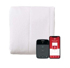 Sunbeam Full Size Electric Mattress Pad w Digital Controller  Wi-Fi Connection