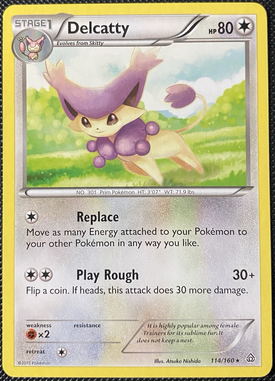 Delcatty 114/160 XY - Primal Clash Regular - Pokémon Card
