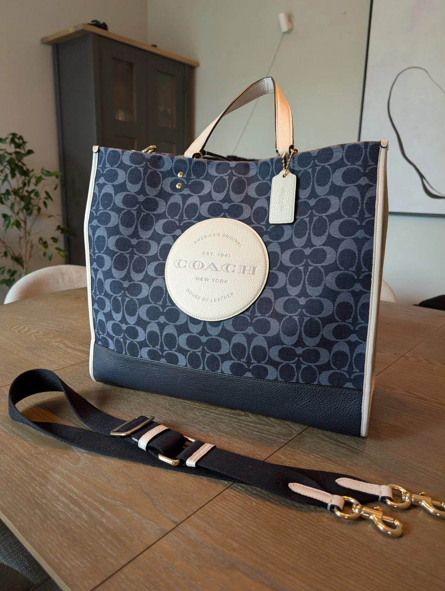 バッグ COACH signature denim tote shoulder 2way Coach Denim Exterior Tote Bags & Handbags for Women for sale | eBay
