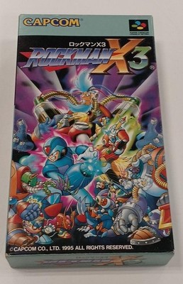 Capcom Rockman X3 SFC Super Famicom Game Cartridge Gebraucht