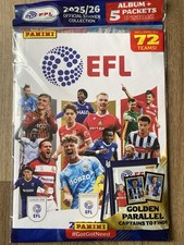 Panini EFL Official Sticker Collection Starter Pack (Album & 5 Packs) Sealed