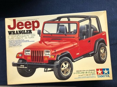 Tamiya Jeep Wrangler Open Top Kit # 24154 Opened But Sealed Inside 1/24