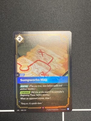 Sumpworks Map Foil Rare Unleashed 085/219 Riftbound NM