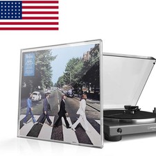 Acrylic Clear Transparent Vinyl Record CD Display Protective Case Dust Cover US