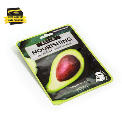 K-BEAUTY NOURISHING AVOCADO FACIAL SHEET MASK      