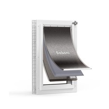 Baboni 3-Flaps Pet Door for Interior and Exterior Doors, Durable Plastic Fram...