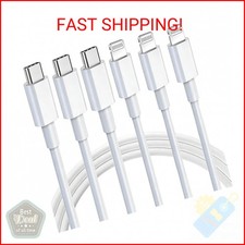 iPhone Charger Cord Apple MFi Certified USB C to Lightning Cable 3Pack 10 FT T