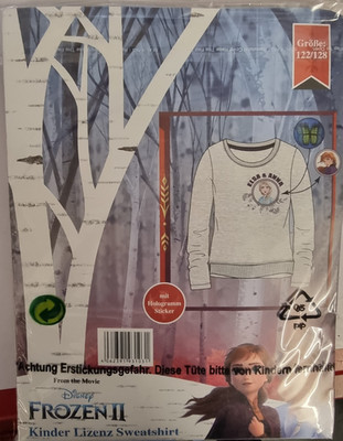 Disney Frozen II ''Elsa&Anna'' Kinder Sweatshirt Gr 122/128 Neu&OVP