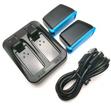2 Pcs Batteries  Dual-Port Charger for SRAM AXS/eTap, The Charger Unit Comes...