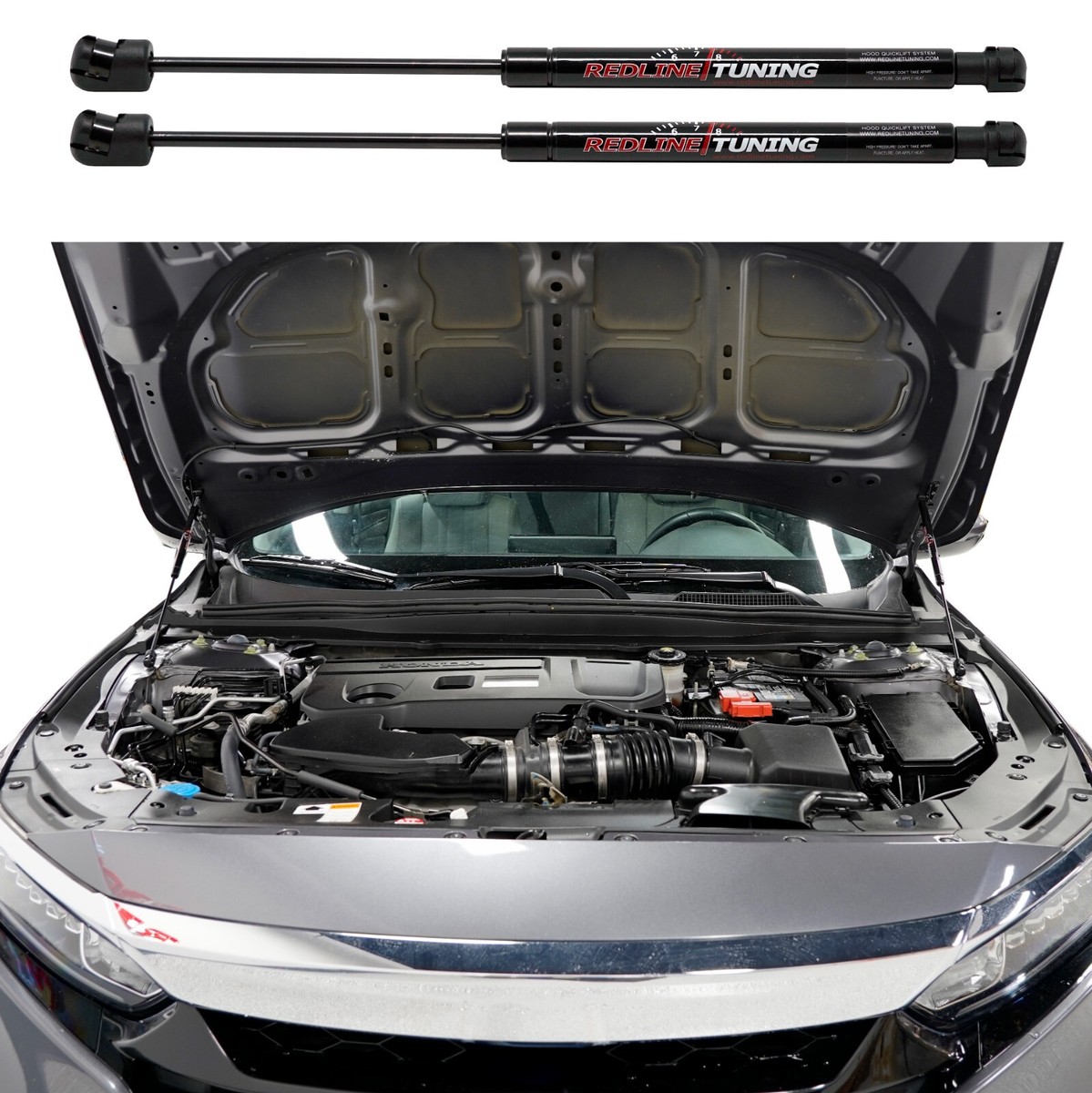 Redline Tuning 21-18022-02 Hood QuickLIFT PLUS System Honda Accord