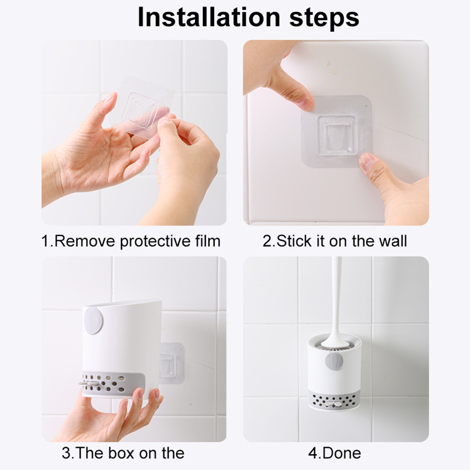 Toilet Cleaning Brush Long Handle Strong Detergency Wall Hanging Toilet