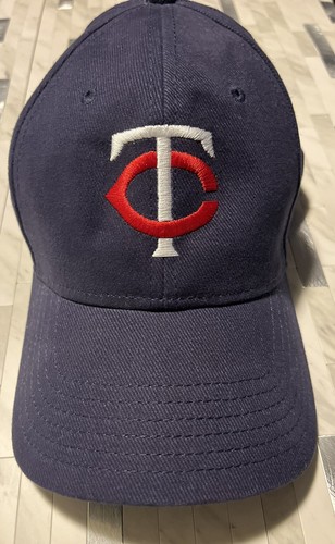 Minnesota Twins TC Logo Baseball Cap One Size Fits Most MLB Navy | eBay