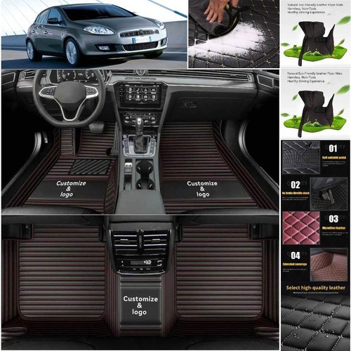 For Fiat Bravo 2008-2012 Car Floor Mats All Weather Luxury Custom Personalized - Imagen 13 de 16