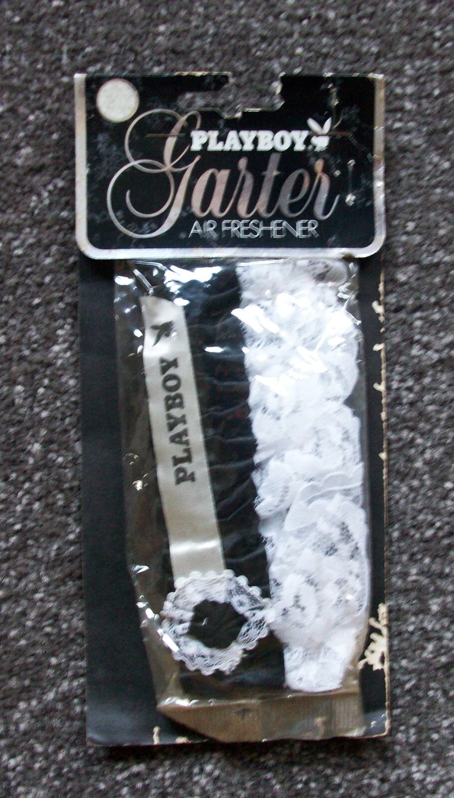 VINTAGE PLAYBOY BUNNY Lace Garter Belt Air Freshener Car Truck Auto Boat SEALED