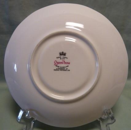 QUEEN ANNE ENGLAND RIDGWAY POTTERIES LTD. CUP&SAUCER # B 179 BONE CHINA FLORAL - Picture 3 of 9