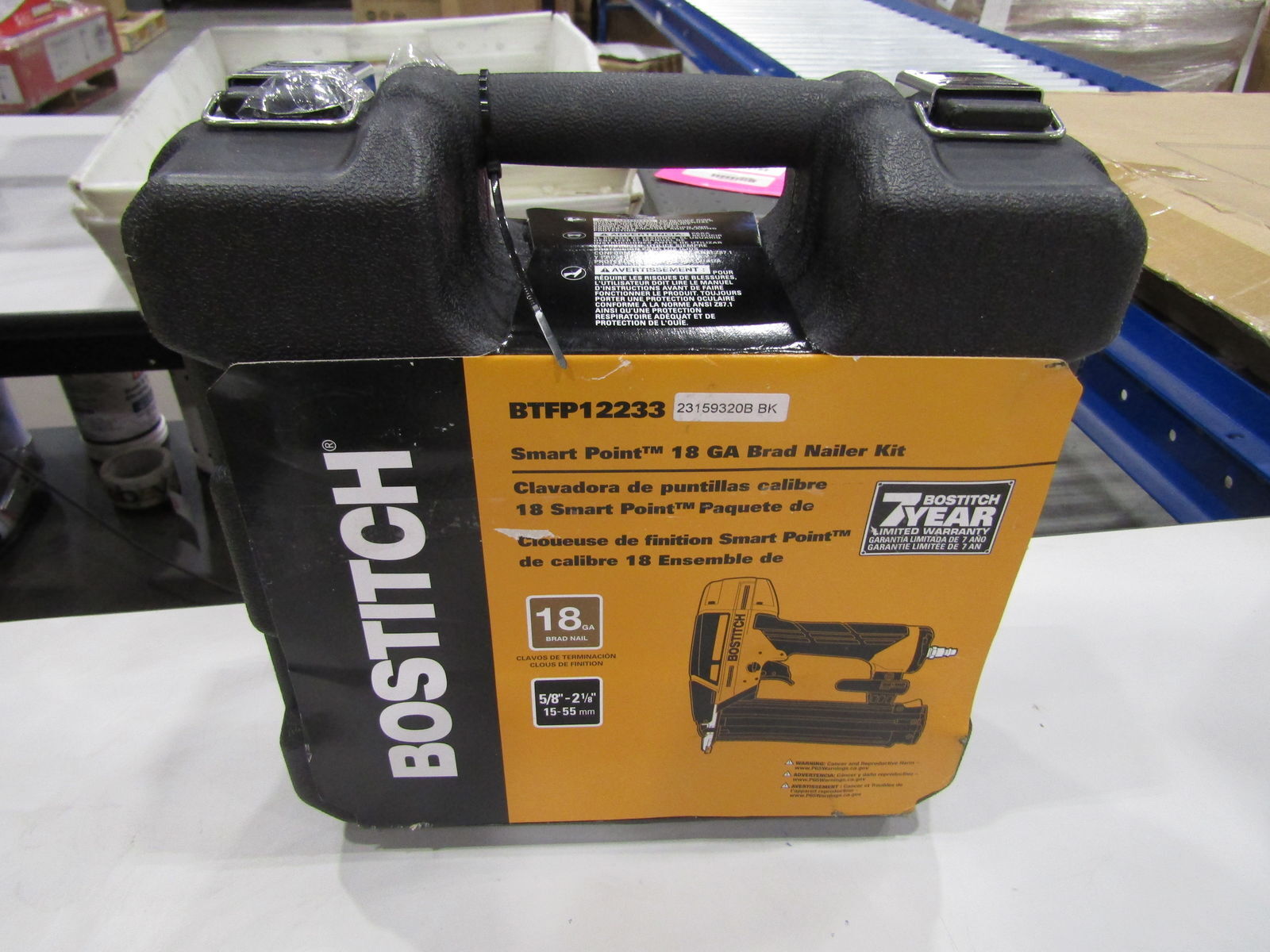 Bostitch Smart Point 18 Gauge Brad Nailer Kit BTFP12233 GoWork