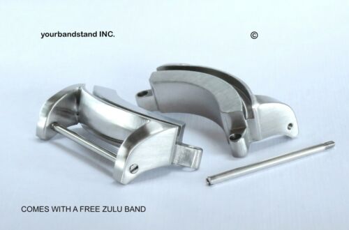 Silver brushed Finish adapter Citizen Ecozilla Autozilla Eco Zilla Fits BJ8050 - Picture 1 of 12