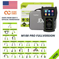 M100 Pro Motorcycle Detector Scanner Battery Tester Code Reader Diagnosis Tool 