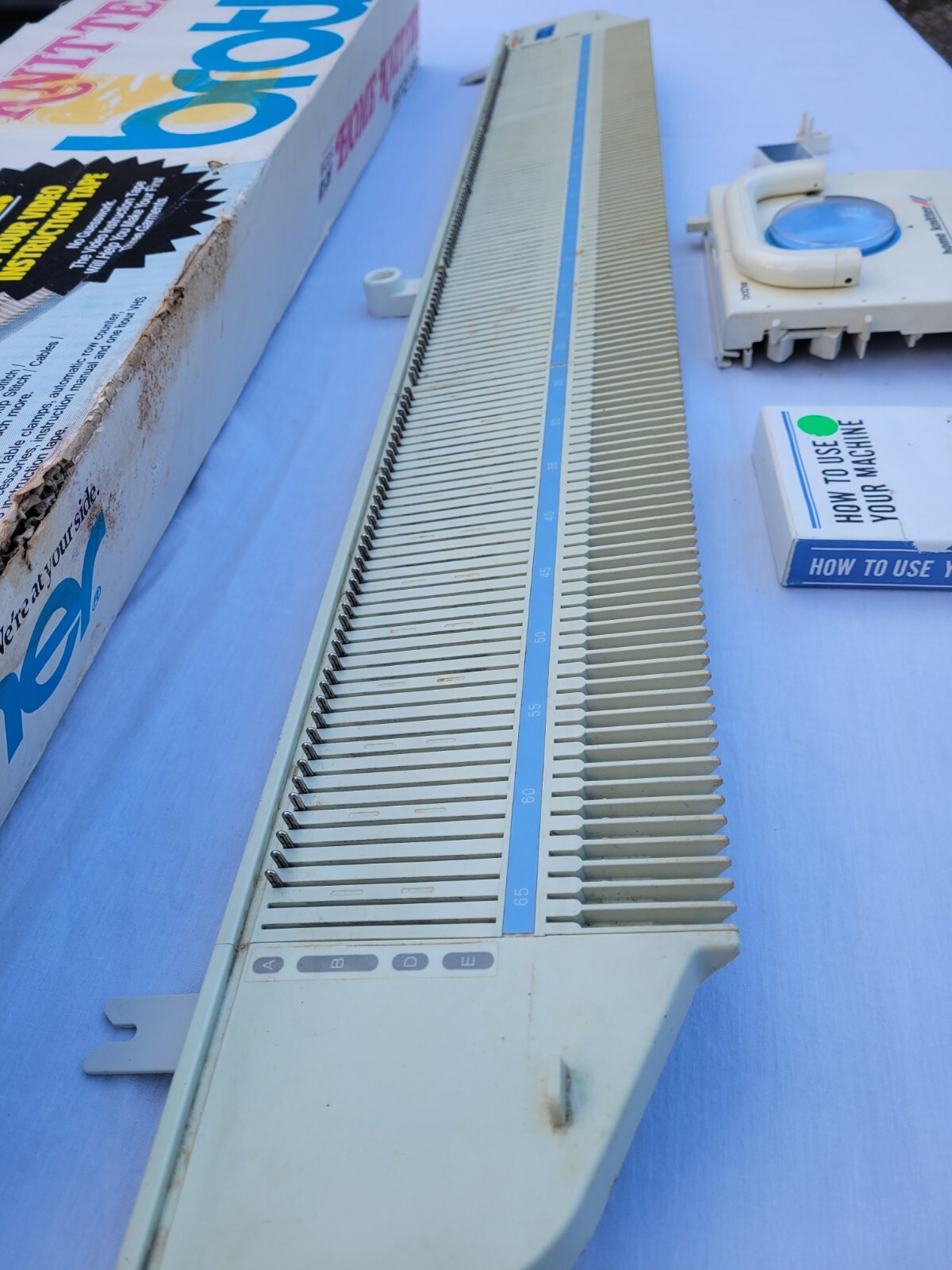 Brother KX350 Home Knitter Knitting Machine C9233490 &Accessories Made