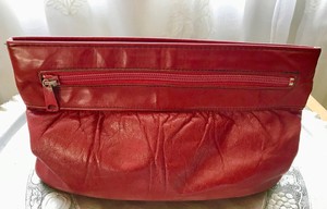 red clutch purses