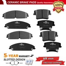 Front & Rear Ceramic Brake Pad for Chrysler 300 Dodge Challenger Avenger Magnum